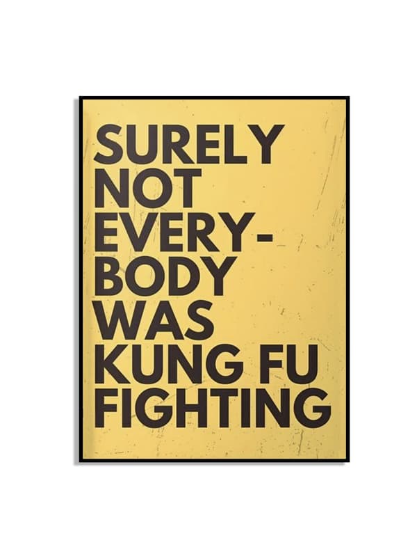 Surely Not Everybody Veggplakat