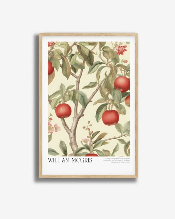 William Morris Æbletræ Plakat