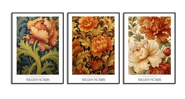 William Morris Plakat Sæt af 3