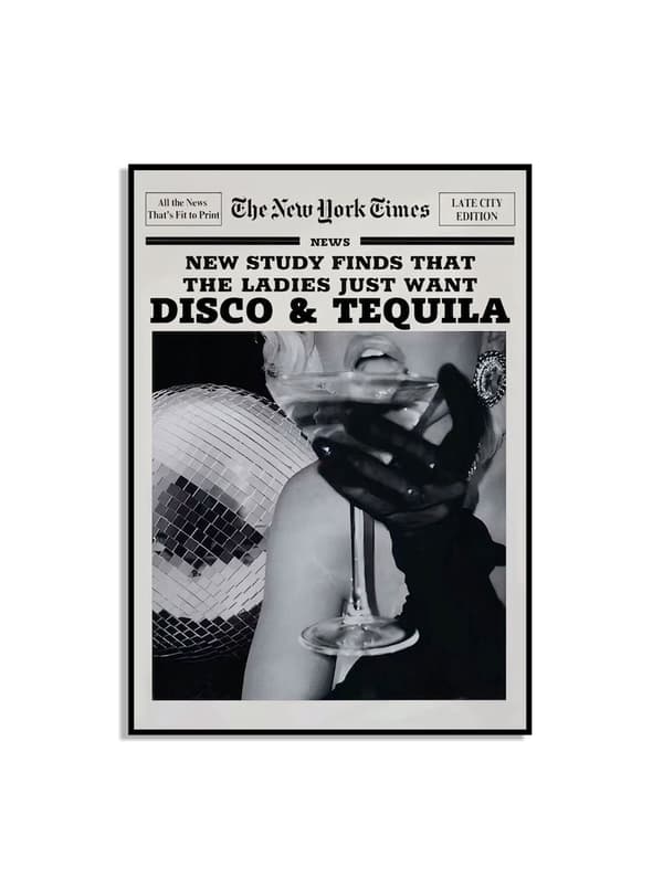 Disco och Tequila Väggposter