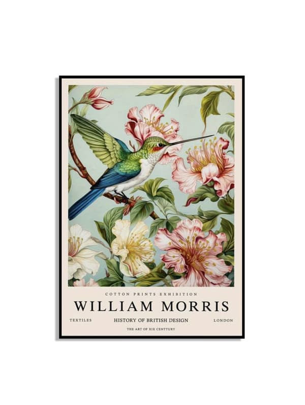 William Morris Kolibri Plakat