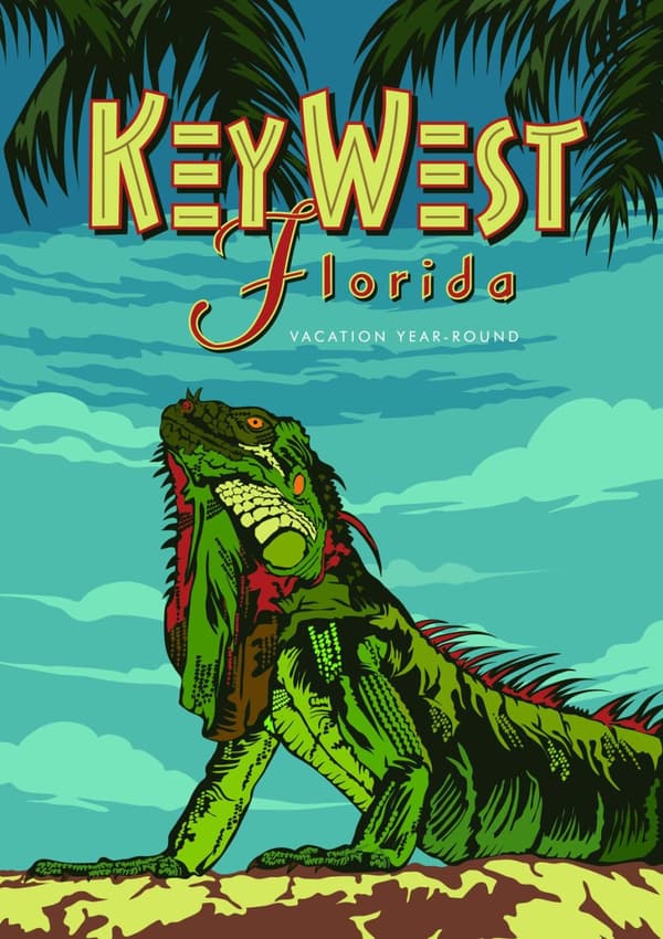 Key West Florida Plakat