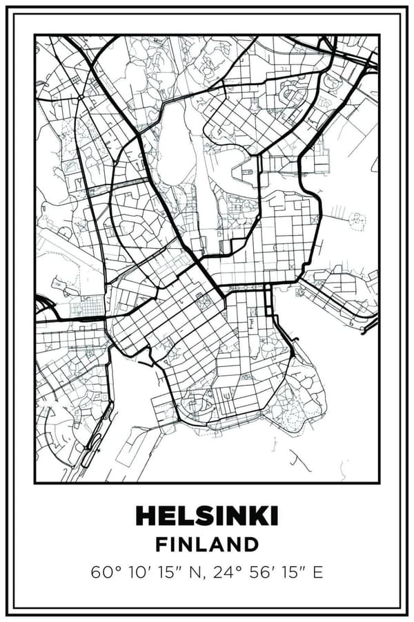 Helsinki Karttajuliste