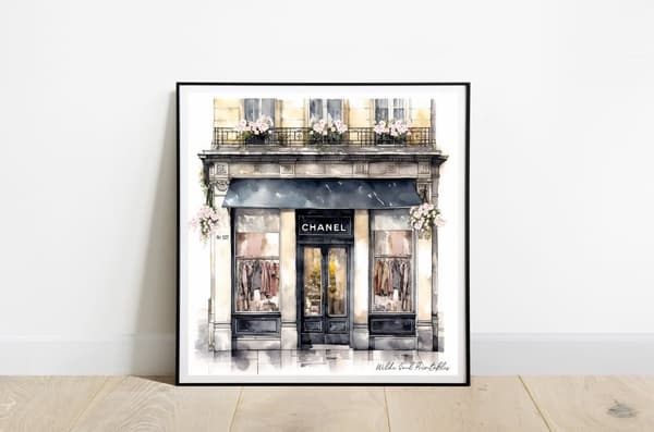 Chanel Storefront Vægplakat
