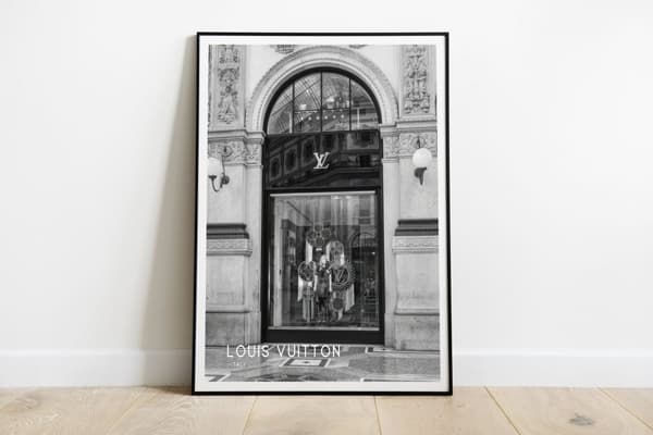 Plakat - Louis Vuitton Butiksfacade