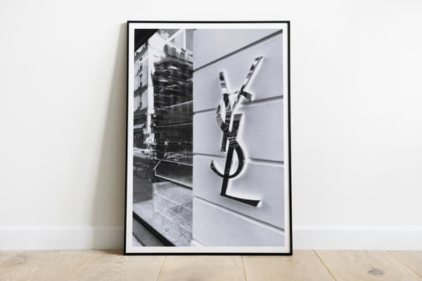 Plakat - YSL-logo i Paris