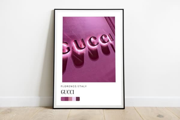 Plakat - Gucci Florence Italien