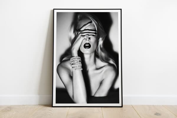 Juliste - Mustavalkoinen Glamour