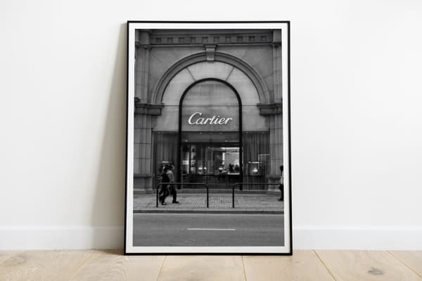 Poster - Cartier Shopfront
