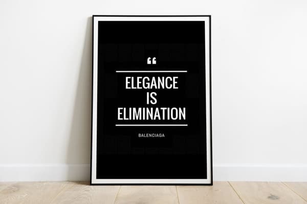 Juliste - Eleganssi Lainaus