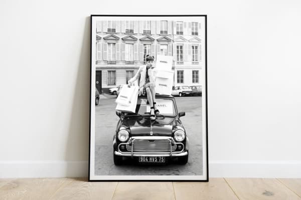Juliste - Chanel Laukku Vintage Auto