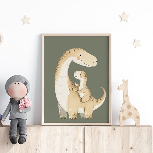 Plakat - Dinosaurklem