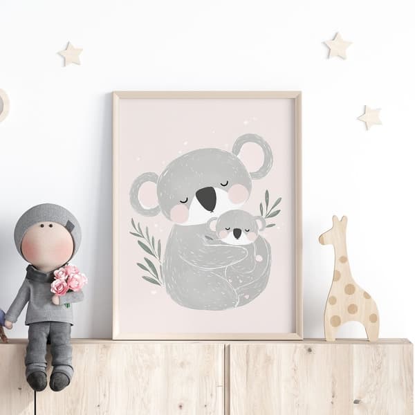 Plakat - Koalafamilie