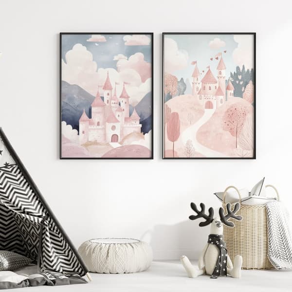 Plakat - Eventyrslott / Sett med 2