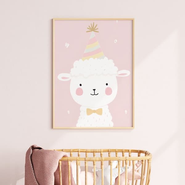 Plakat - Sød Lam Illustration
