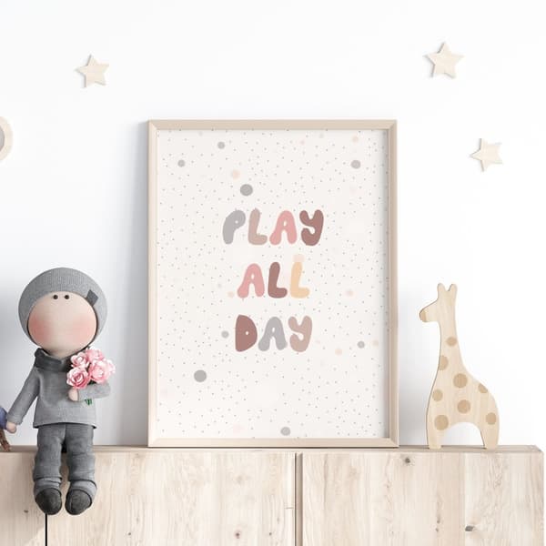 Plakat - Lek Hele Dagen