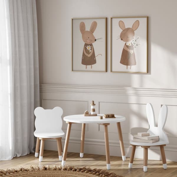 Poster - Charmiga Möss Samling / Set om 2