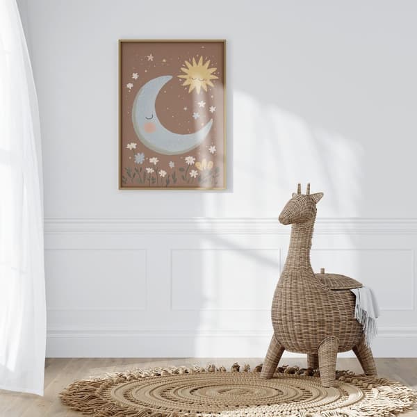 Poster - Måne och Sol Konst