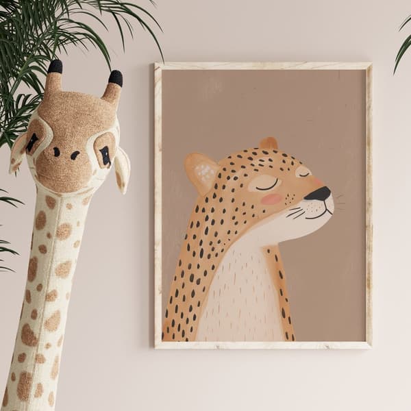 Plakat - Leopardkunst