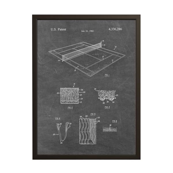 Patenttegning Plakat - Tenninsbane Design
