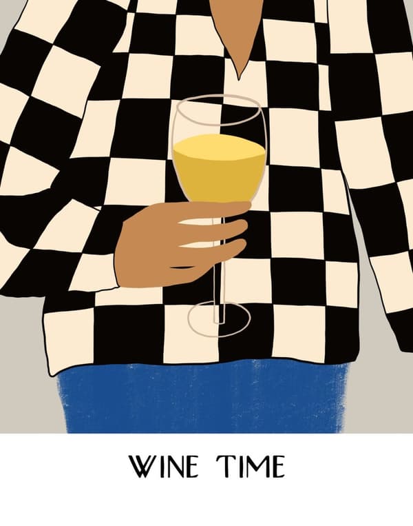 Plakat - Wine Time