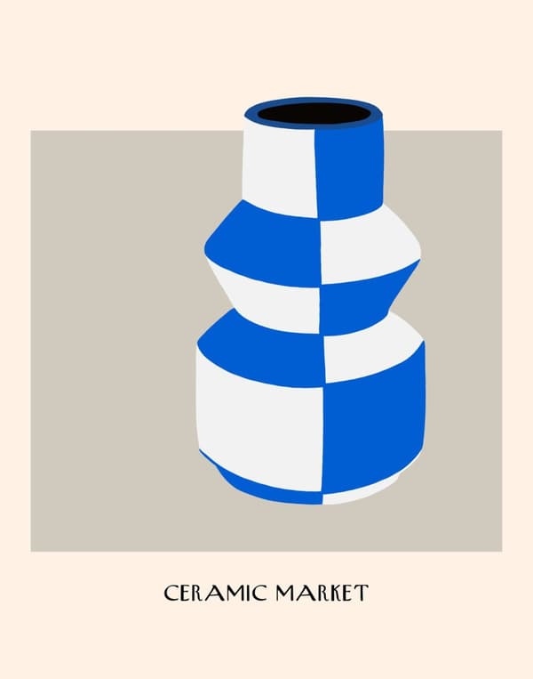 Plakat - Keramikmarked