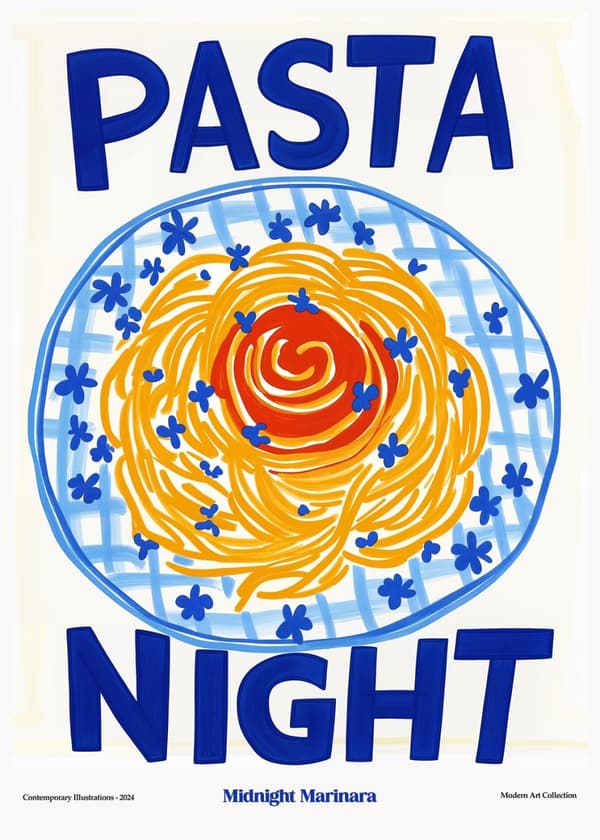 Poster - Pasta Night