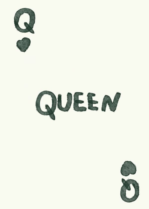 Poster - Queen Spelkort