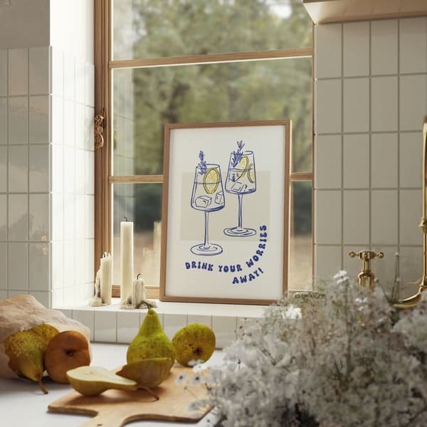 Plakat - Drikk Bekymringene Bort