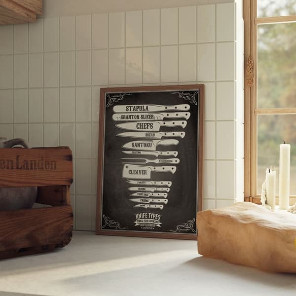 Poster - Knivtyper Chart