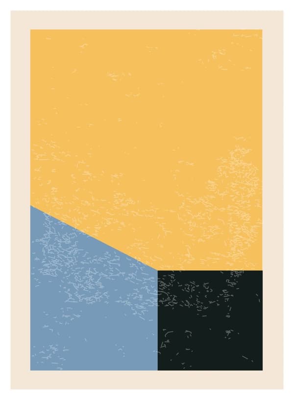 Plakat - Abstrakt Geometrisk Design