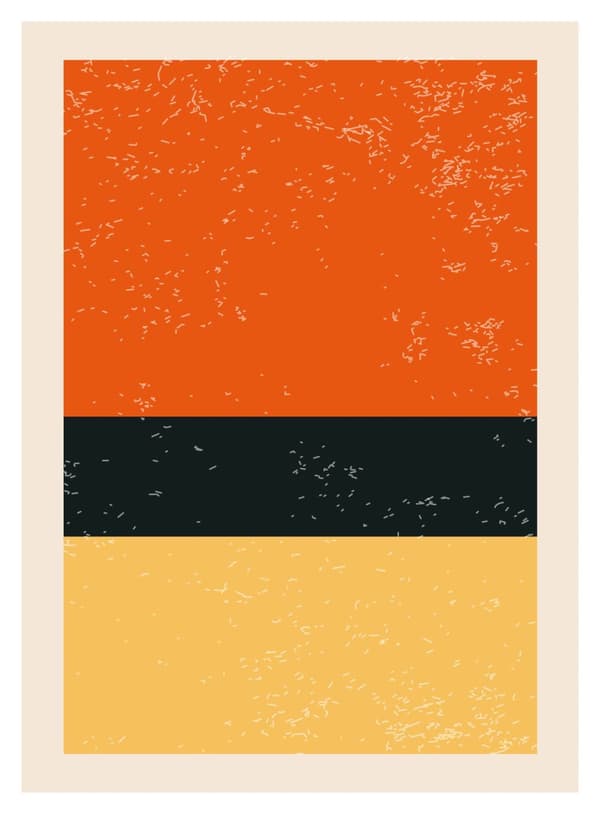 Plakat - Abstrakt Geometrisk Design