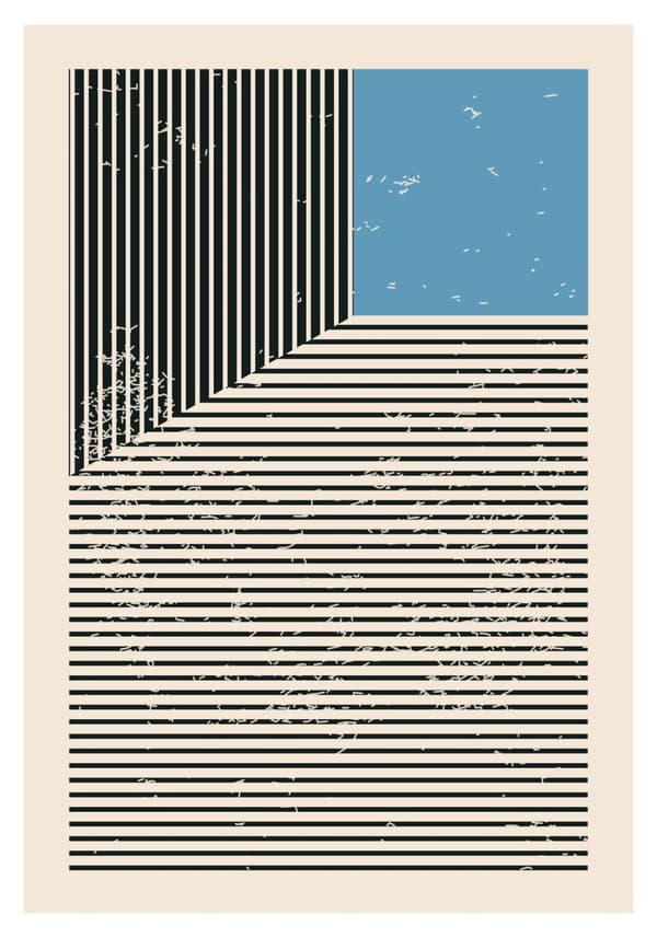 Plakat - Geometriske Linjer