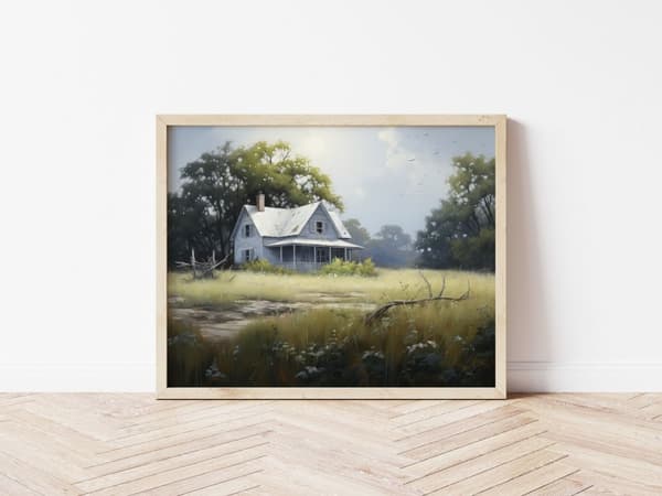 Plakat - Rolig Country House
