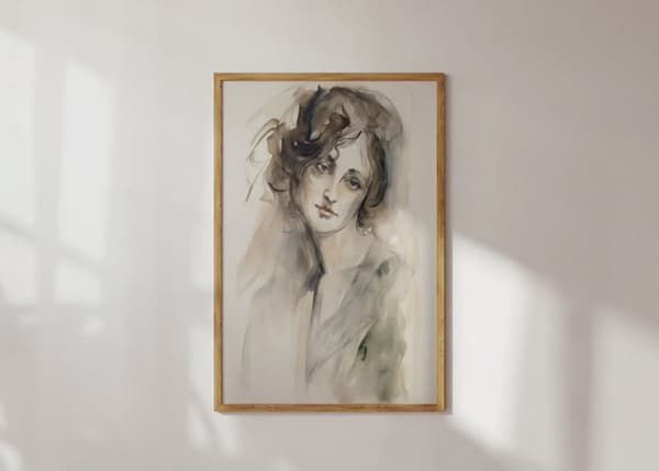 Juliste - Naisen muotokuva