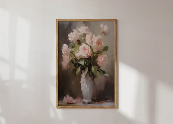 Plakat - Bukett i Vase