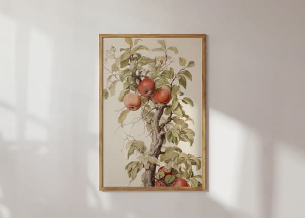 Plakat - Æbletræ Kunstværk