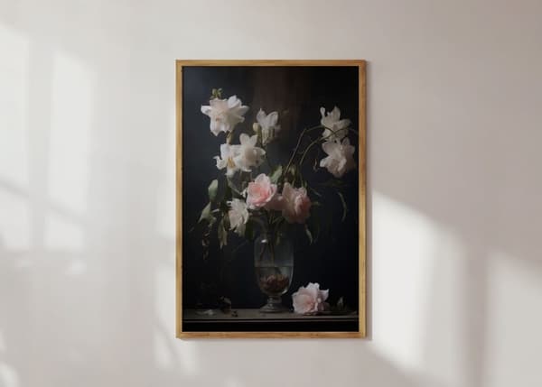Poster - Blomsterstilleben