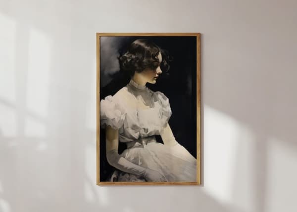 Plakat - Elegant Portrett