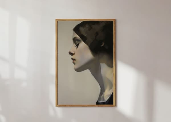 Plakat - Elegant Portræt