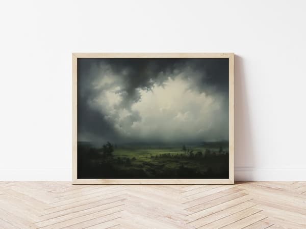 Plakat - Stormfullt Landskap