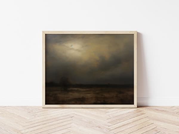 Plakat - Mørkt Landskab