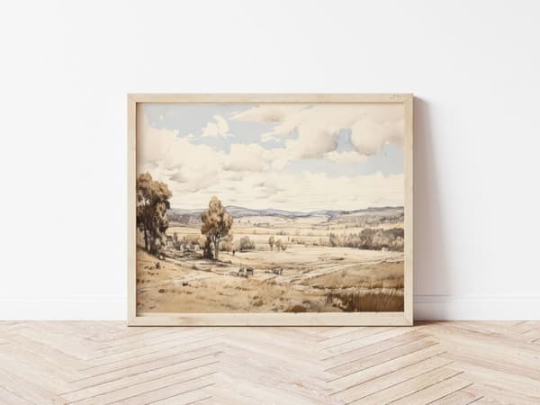 Poster - Landskap på Landsbygden