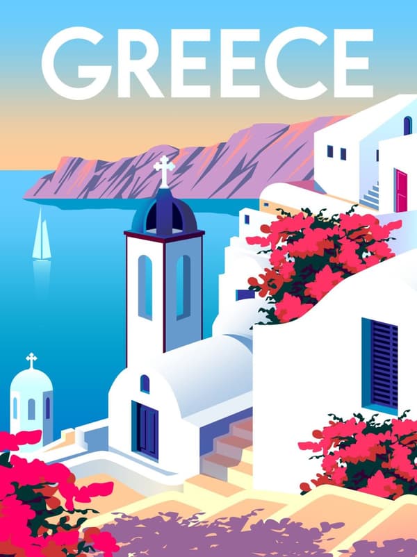 Poster - Grekland Resekonst