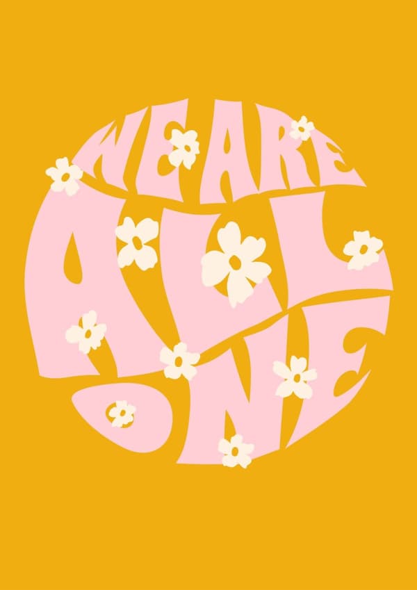 Plakat - We Are All One
