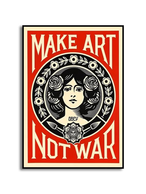 Juliste - Make Art Not War