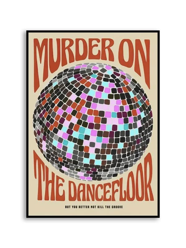 Plakat - Mord på Dansegulvet