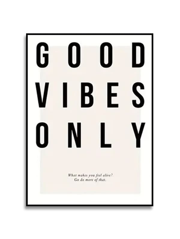 Poster - Good Vibes Only