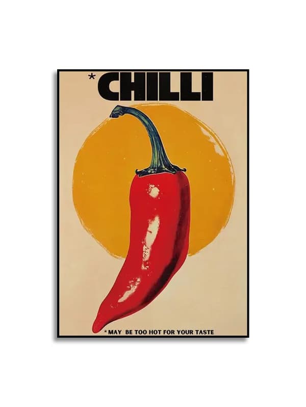 Plakat - Chilli Kunst