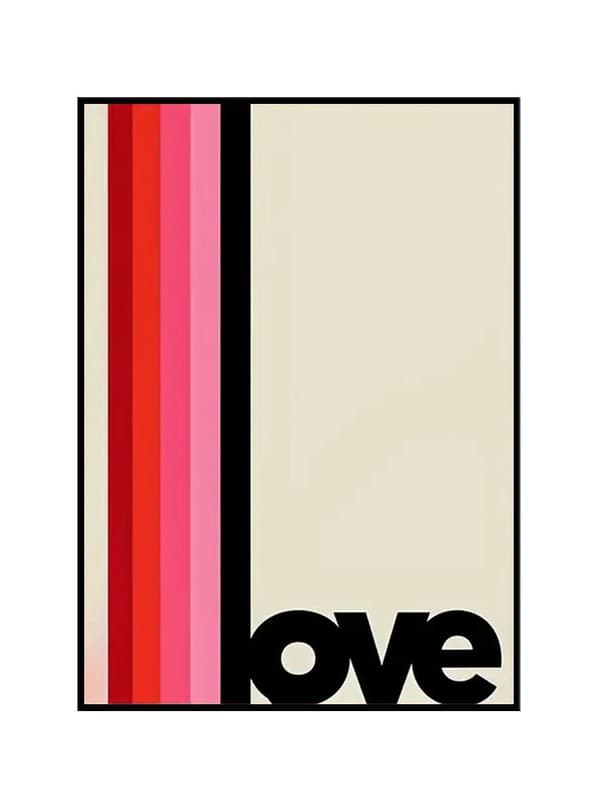 Juliste - Love Typografia
